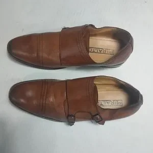 Miralto Double Monk Strap Dress Shoes, Men\'s Leather Cognac Size 12 Miralto | Shoes | Miralto Double Monk Strap Dress Shoes Mens  main image 4